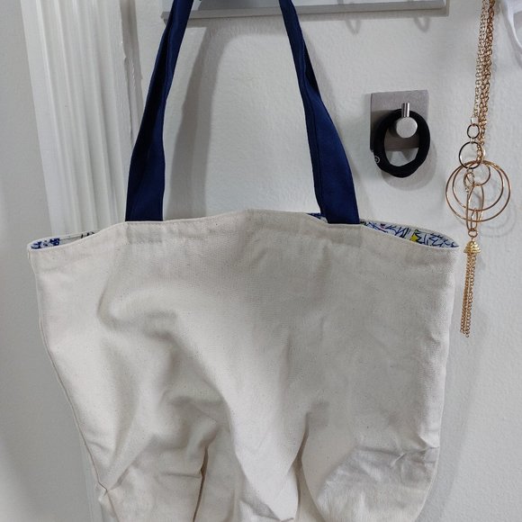 Masato Hijirikawa Ranmaru Kurosaki White Practical Tote Blue Anime Kids Lining - Picture 7 of 8